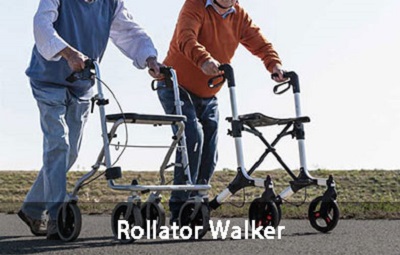 Apa itu rollator walker tiga roda?