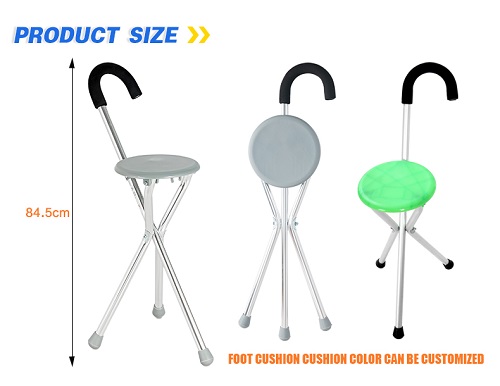Apa perbedaan antara rollator aluminium dengan kursi dan tinja kruk?