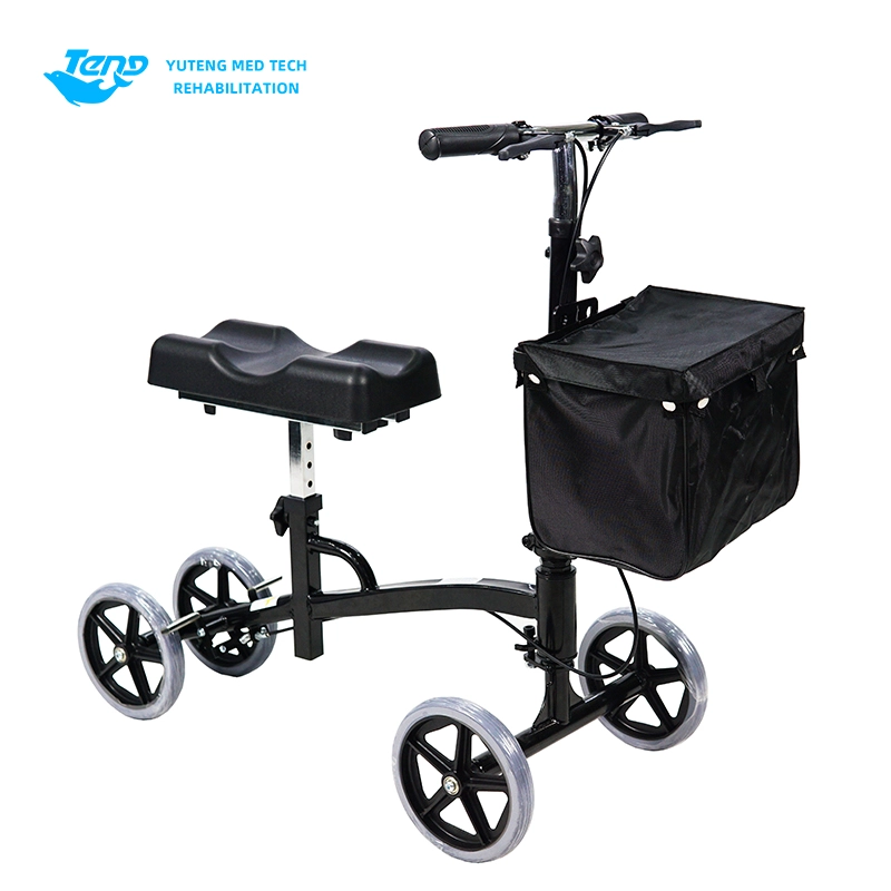 Rollator pelatihan lutut aluminium