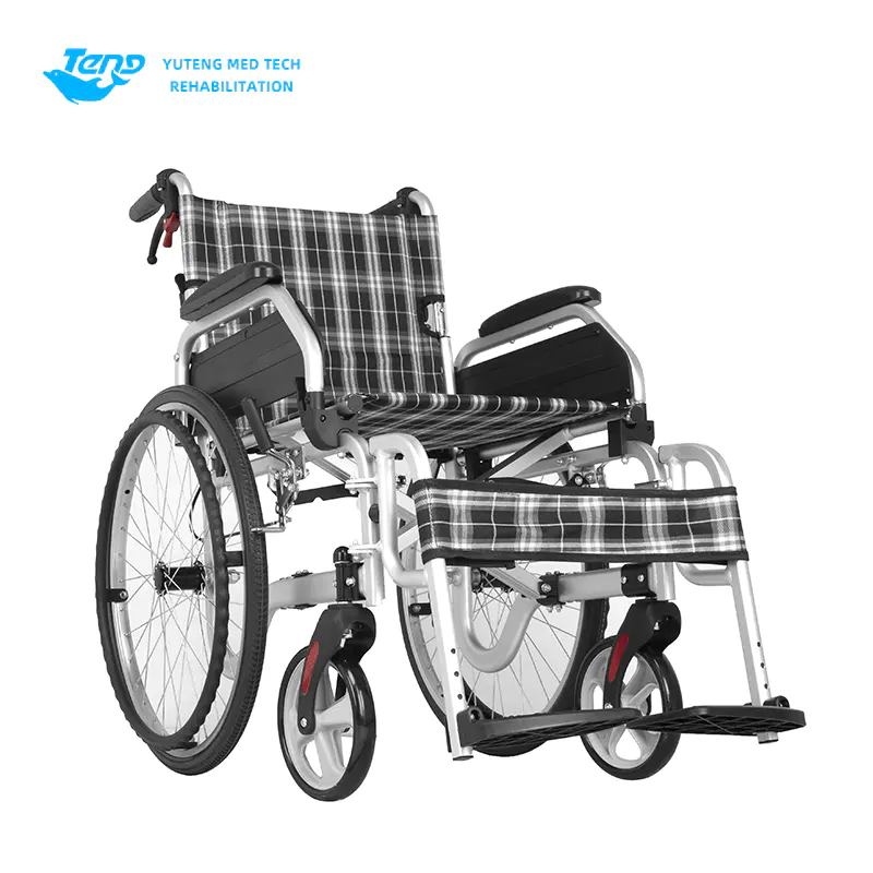 Kursi roda manual aluminium lipat