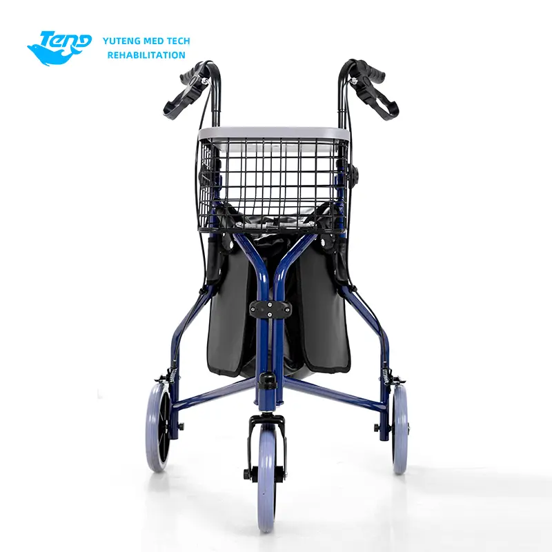 Rollator aluminium yang dapat dilipat